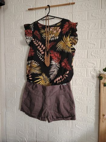 Ensemble short et top tropical