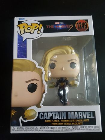 Pop! Captain Marvel bobble-head 1249 new sealed Vynil figure