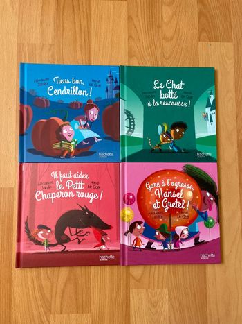 Lot de 4 livres contes