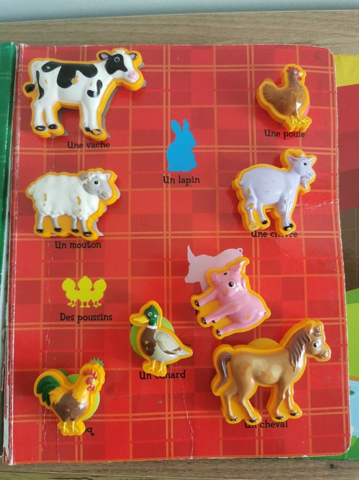 Livre avec animaux de la ferme - photo numéro 3