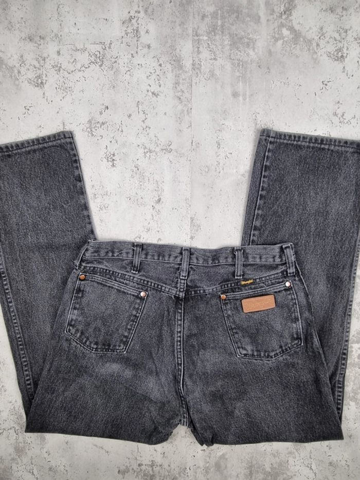 Jeans Wrangler gris foncé – Taille 36x34 Hommes (mesures en photos) - photo numéro 3