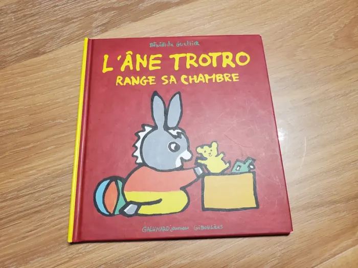 Livre l'âne Trotro range sa chambre