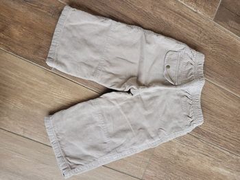 Pantalon creme epais fille 9 mois