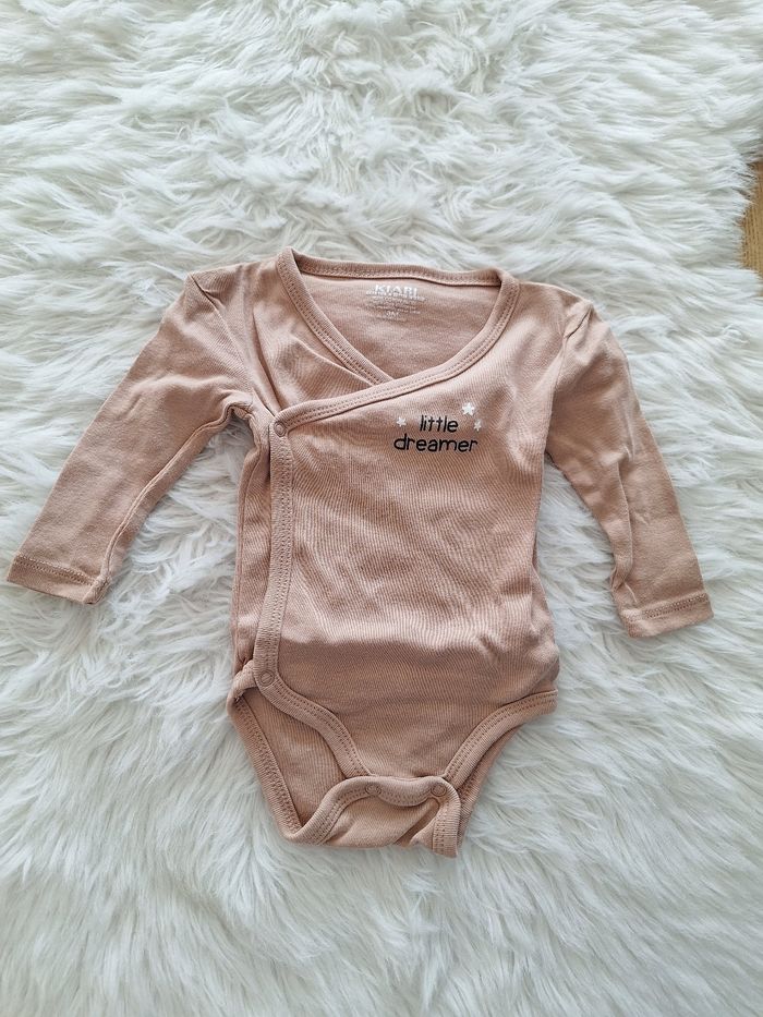 Lot de 2 bodies Kiabi 3 mois 56-62 cm 6 kg - photo numéro 2