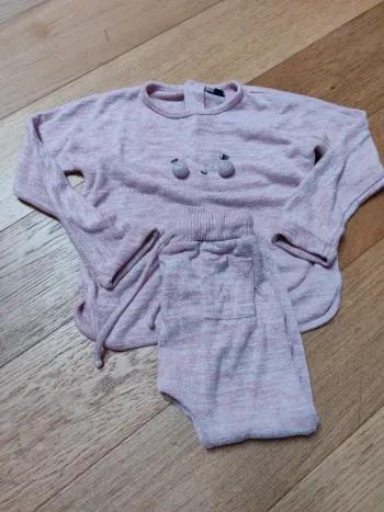 Ensemble fille rose