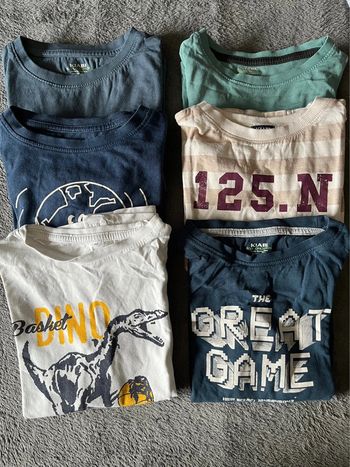 Lot 6 tee-shirts ML 5 ans