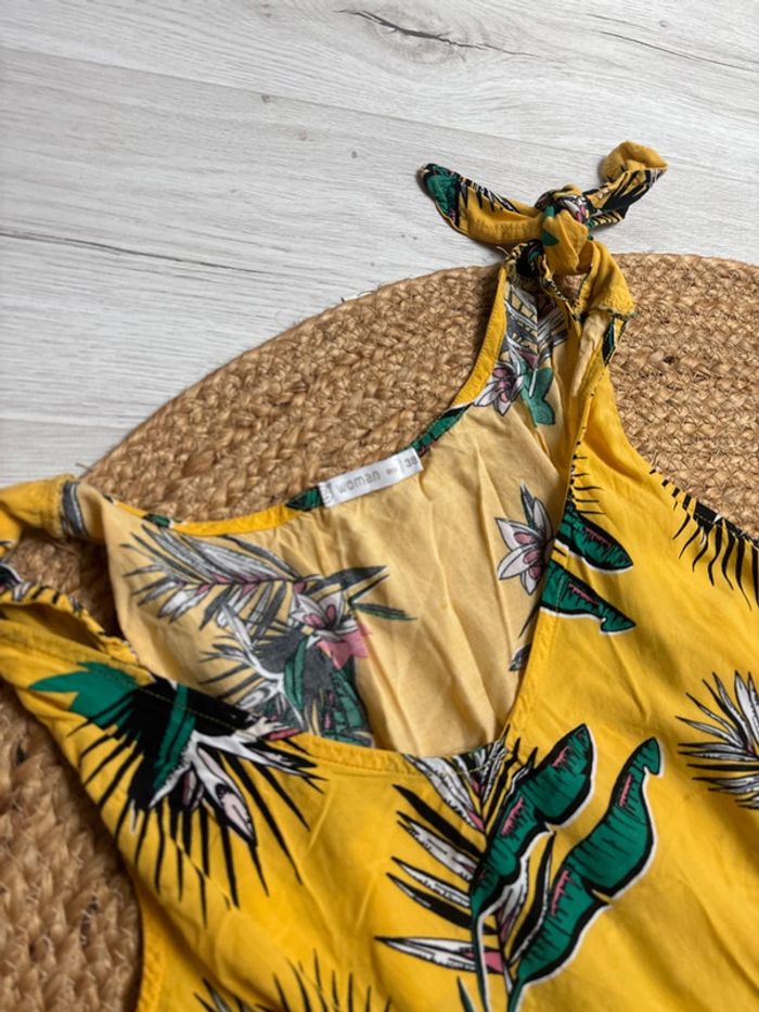 Combi short motif feuille été - photo numéro 2