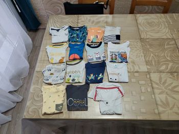 Lot 15 T-shirts 12 mois