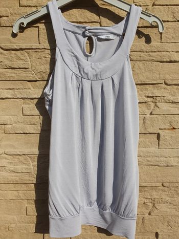 Tee shirt été femme gris H&M taille M