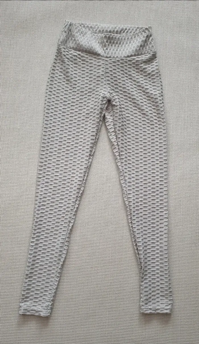 Legging femme gris clair