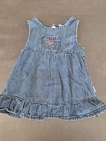 robe jeans coeur 6 mois