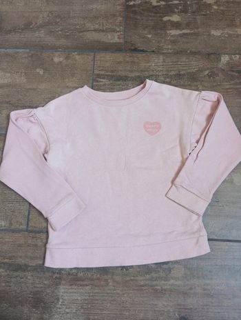 Sweat pull Fille 6 ans Happy Mood cœur Kiabi Eco conception