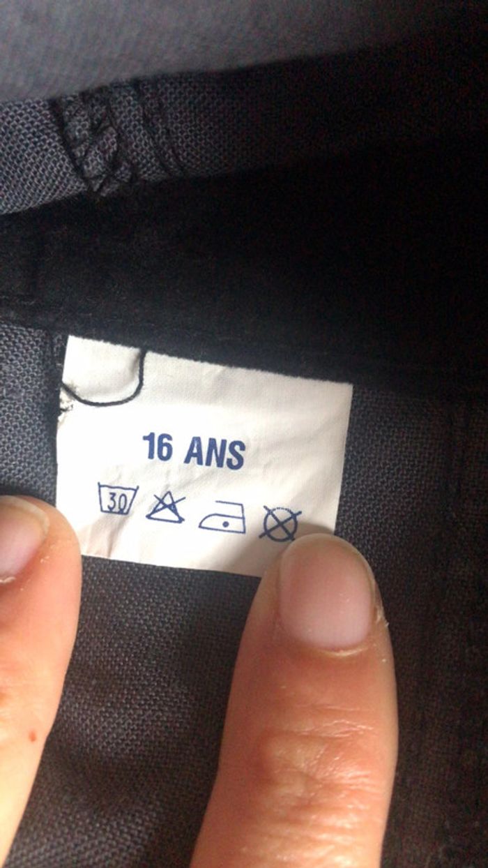 Jupe trapèze velour noir - photo numéro 3