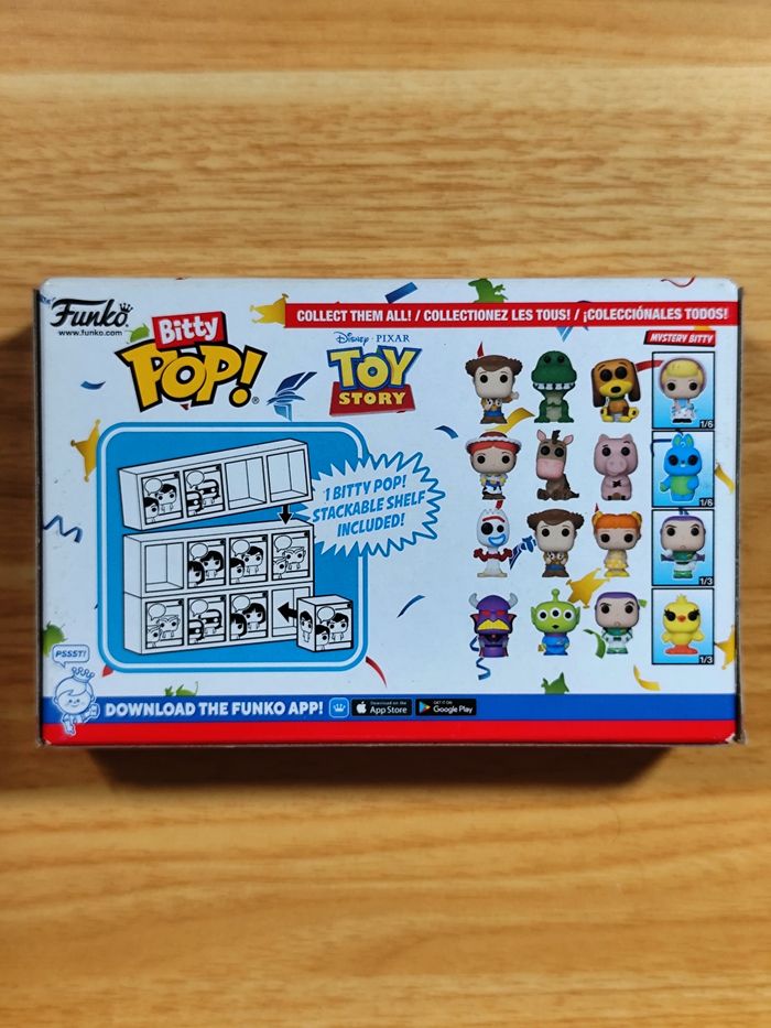 Boîte 4 Bitty Pop! Toy Story - Forky, Sheriff Woody, Gabby Gabby + Mystère ! - photo numéro 7