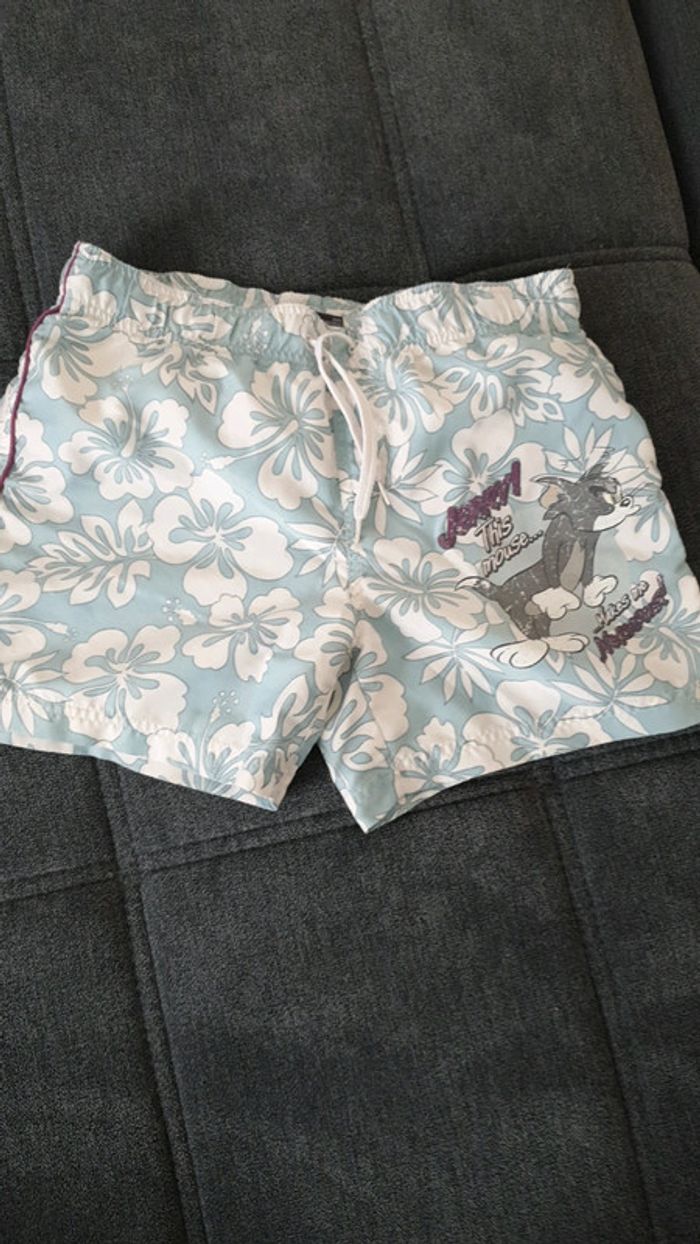 Short de bain garçon Taille 10 11 ans Tom et Jerry marque benetton