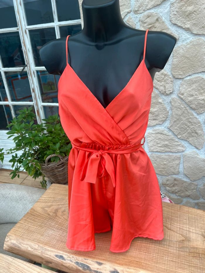 Combishort combi satin femme new collection taille S M T.U été bretelles - photo numéro 2