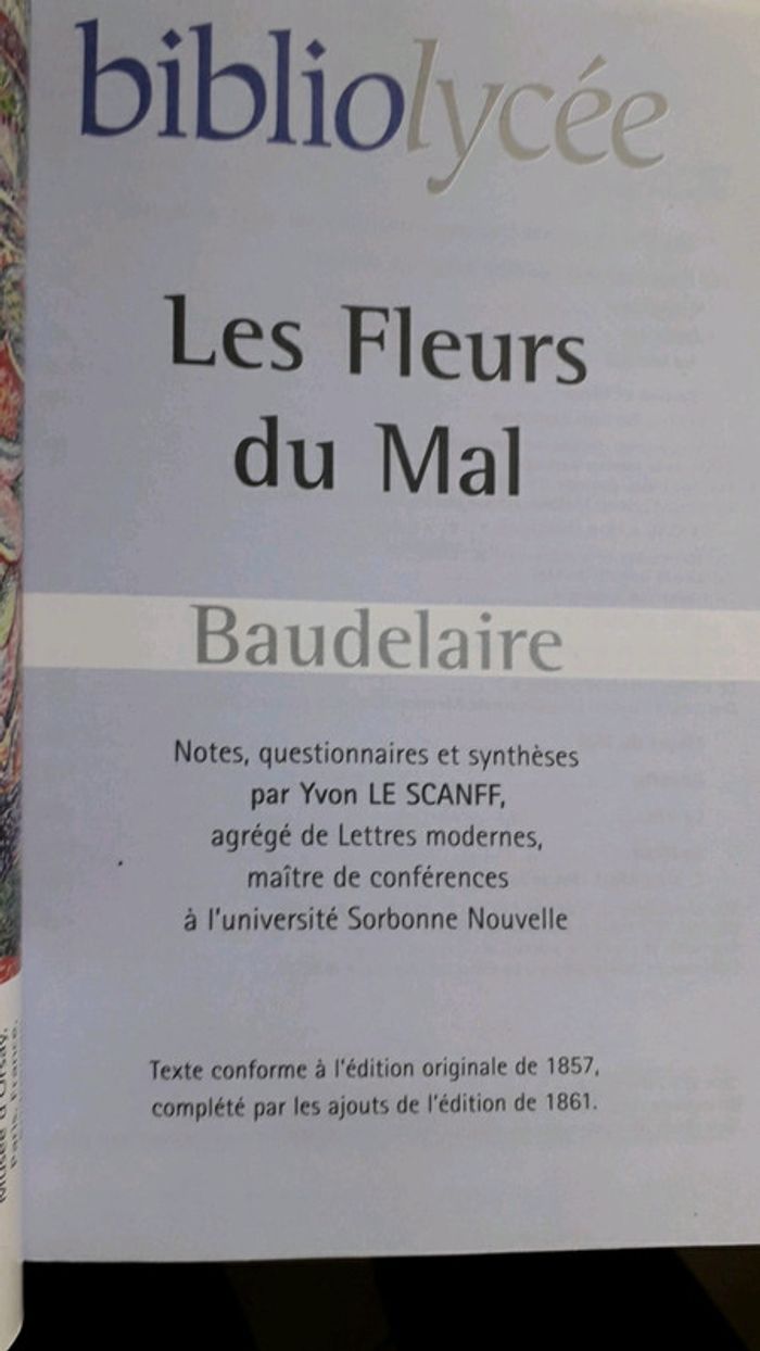 Les fleurs du mal - photo numéro 5