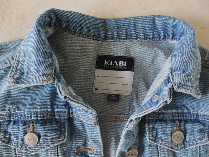 Veste en jean bleu clair fille Kiabi - 8 ans - photo numéro 5