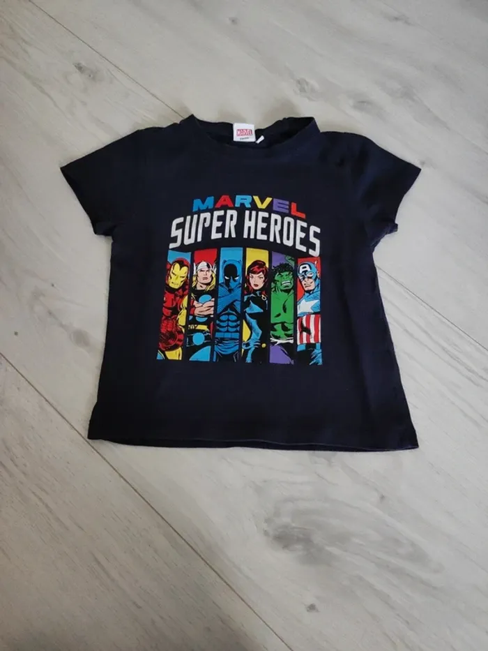 T shirt 4 ans Marvel