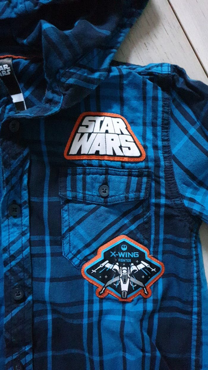 Chemise à capuche star wars taille 134 - photo numéro 2