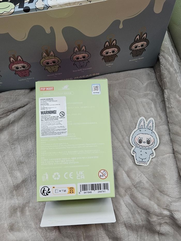 Labubu Sea Salt Coconut Exciting Macaron  sachet non ouvert Pop Mart - photo numéro 4