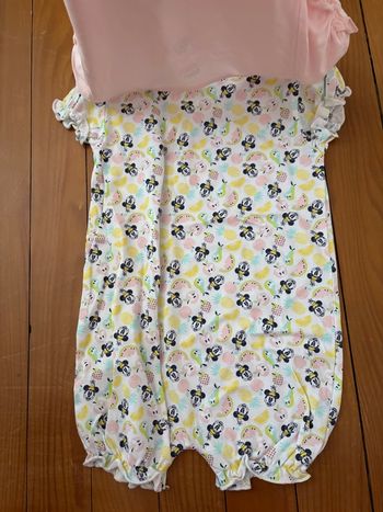 Lot de 2 barboteuses 18/24 mois motifs Minnie