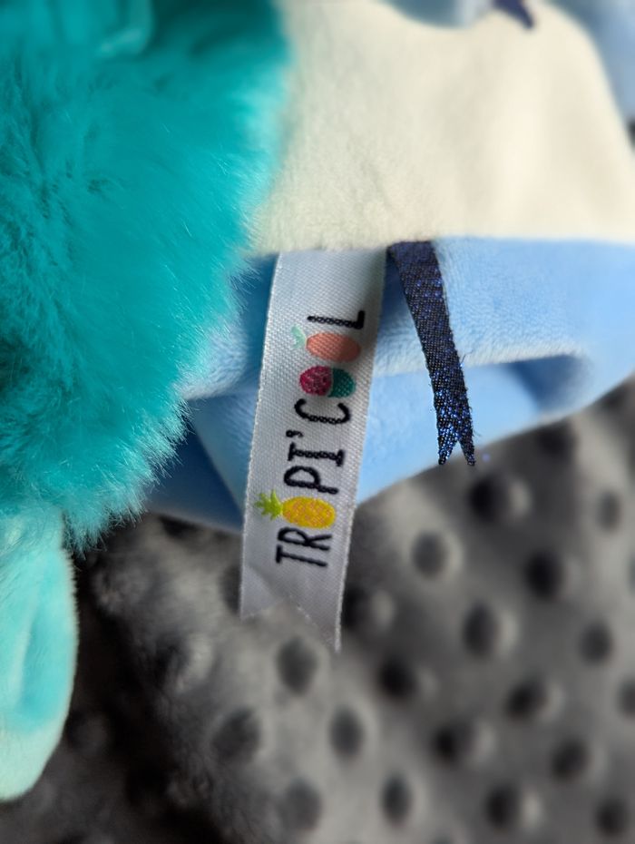 Doudou plat croco tropicool doudou et compagnie - photo numéro 2