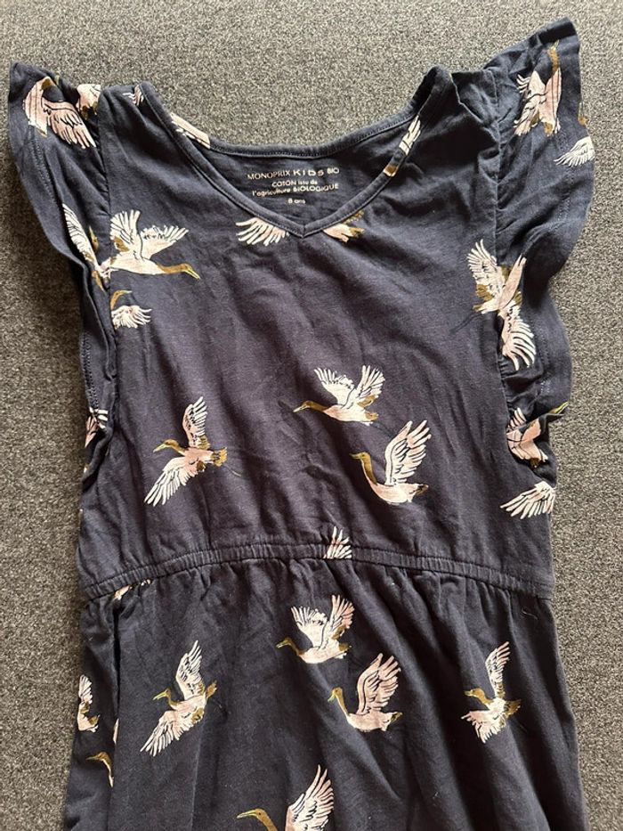 Robe Monoprix coton bleue marine 8 ans - photo numéro 2