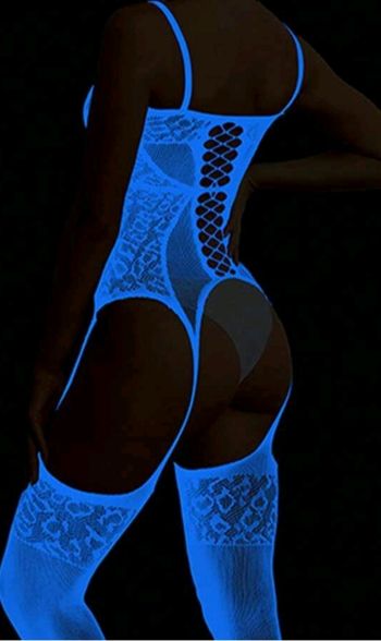 Combinaison sexy fluorescente taille unique xs au xl