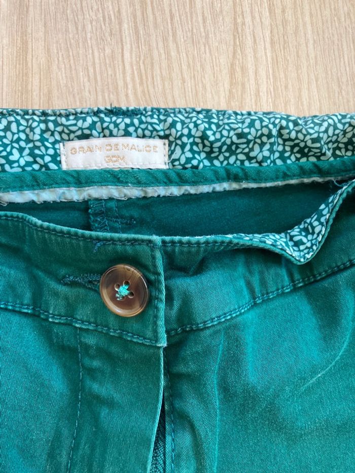 Lot de 2 pantalons 3/4 Grain de malice T.38 - photo numéro 3