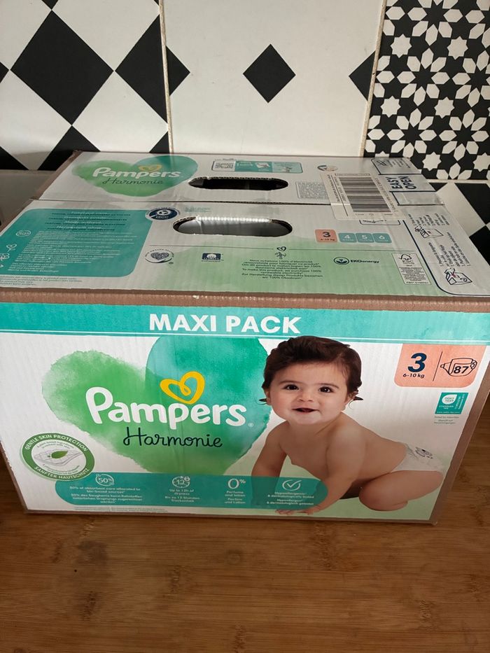 Taille 3 - couches Pampers Harmony X 87