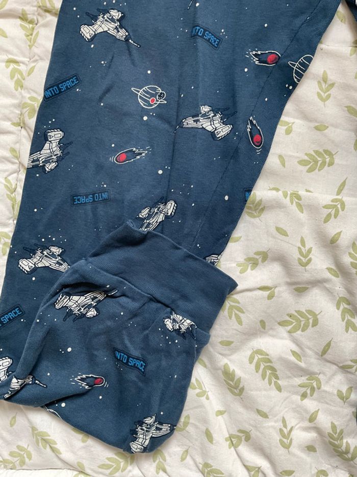 pyjama 2 pièces en coton marine motifs espace 14 ans kiabi - photo numéro 10
