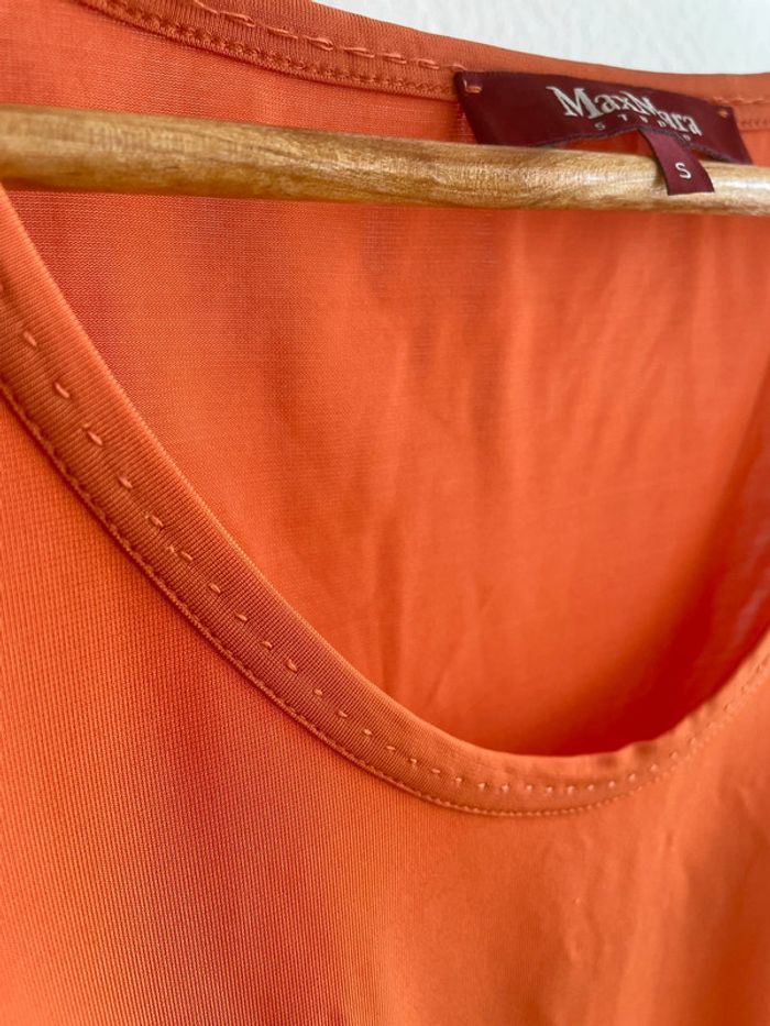 T-shirt orange Max Mara Studio, taille S - photo numéro 3