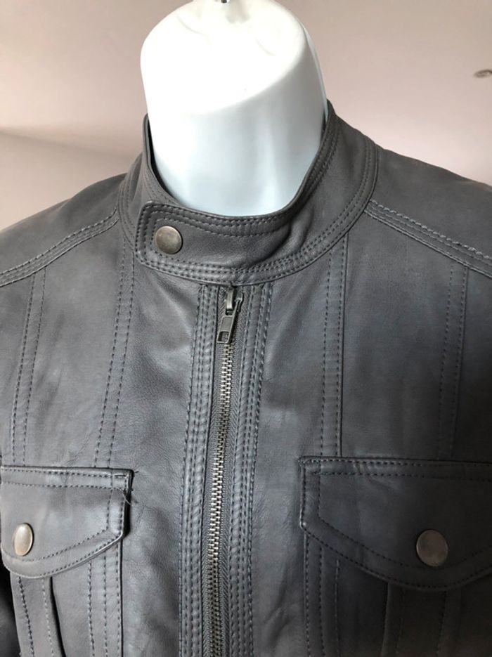 Blouson aviateur gris anthracite - photo numéro 2