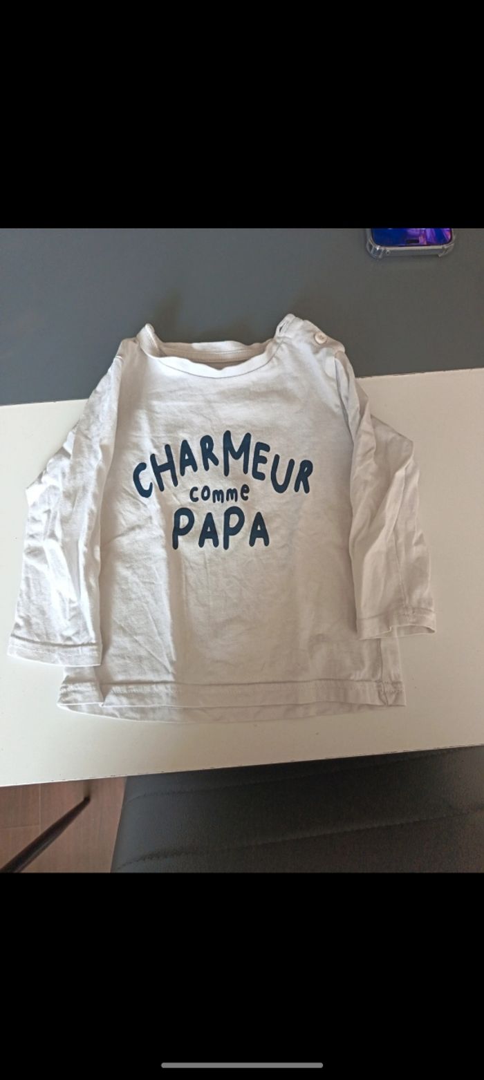 T-shirt manches longues garçon