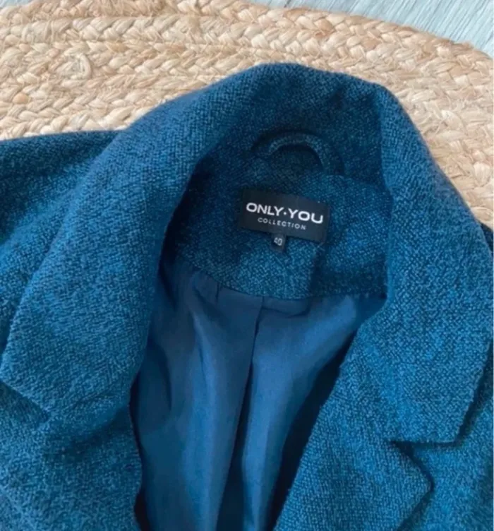 Veste blazer femme bleu marine Taille 40 - photo numéro 3
