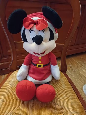 Peluche minnie Noël 55 cm