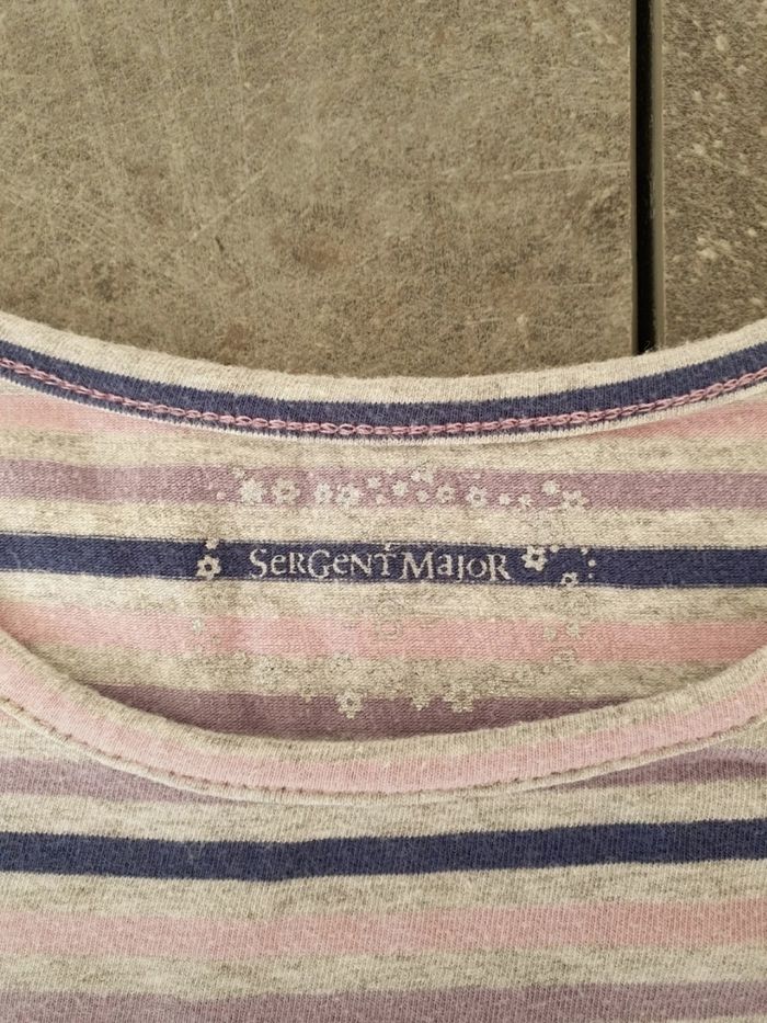T shirt en 8 ans Sergent Major - photo numéro 3