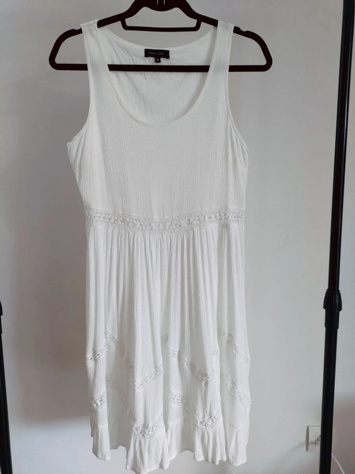 New Look robe blanche dentelle 10