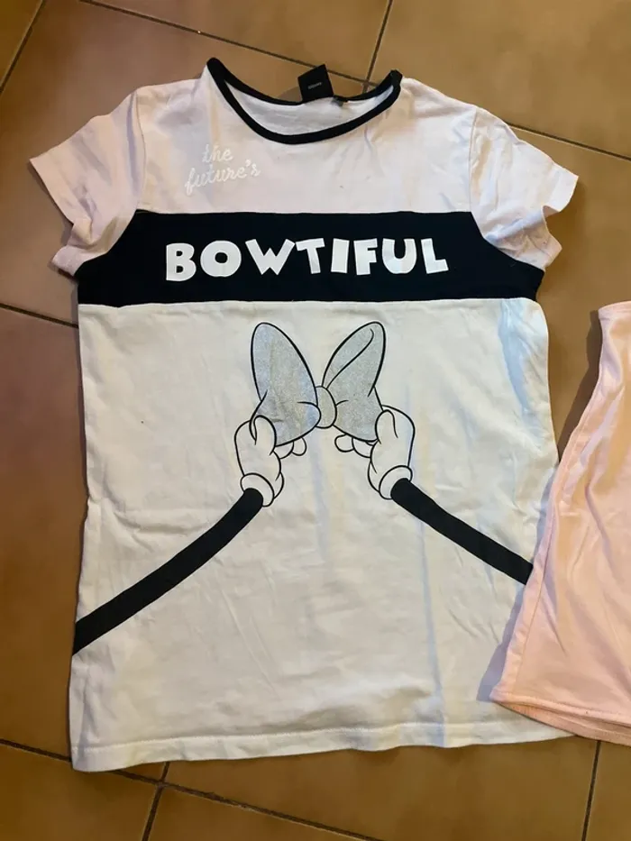 Lot 2 t shirts fille 12 ans - photo numéro 3