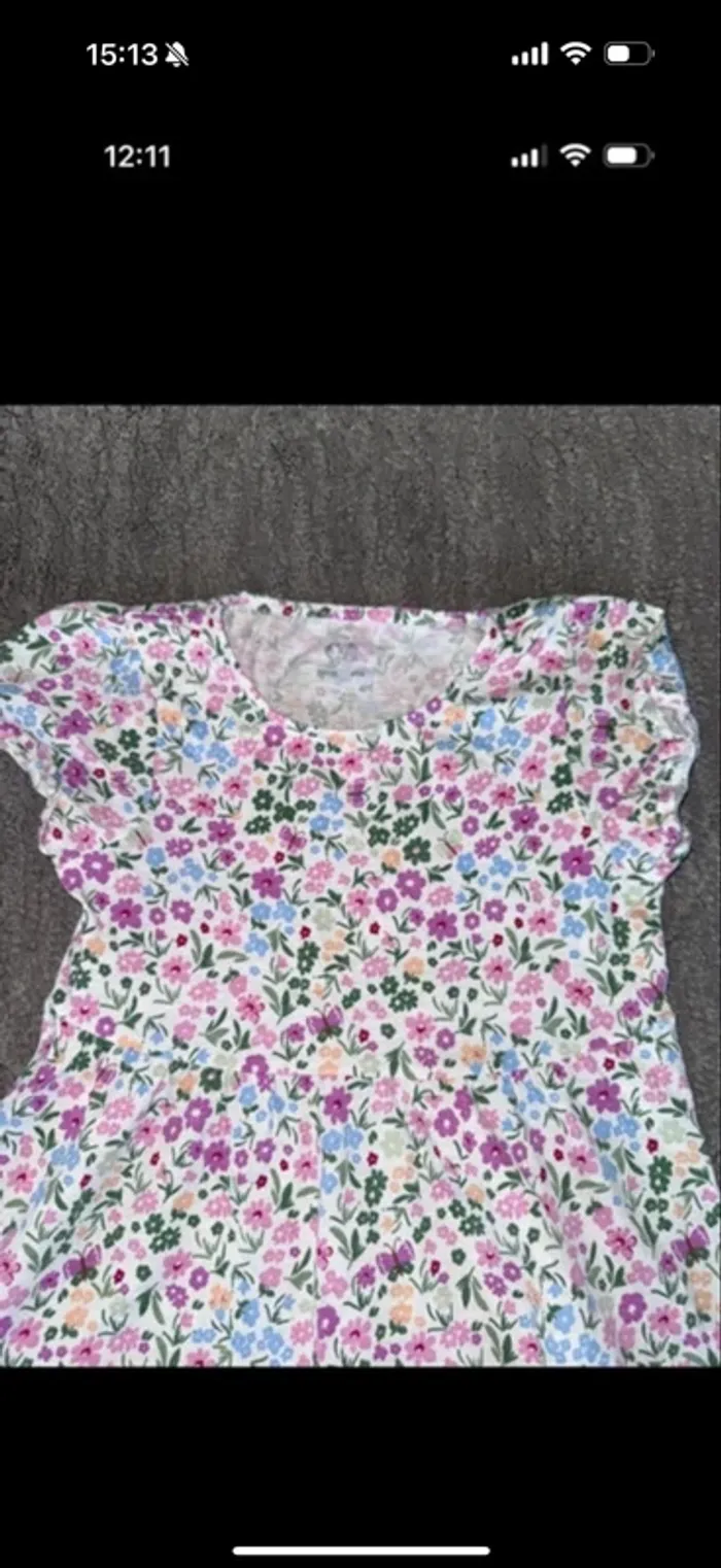 Robe fleurie filles taille 116 c&a - photo numéro 2