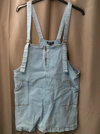 Robe salopette en jeans t44