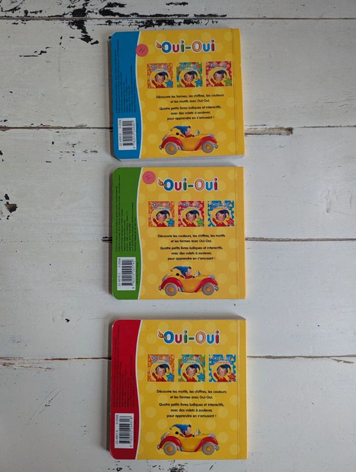 Lot de 3 livres cartonnés Oui-Oui - photo numéro 2