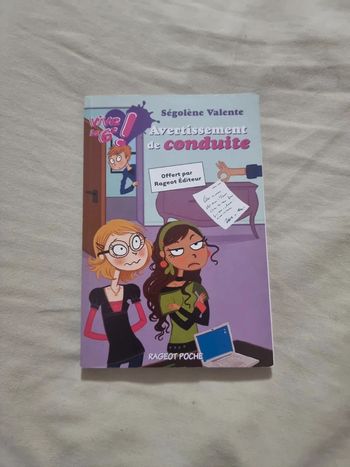 Avertissement de conduite #orianabllivre
