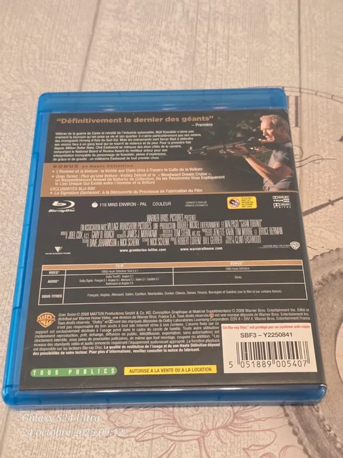 DVD Blu-ray disc Gran Torino - photo numéro 2