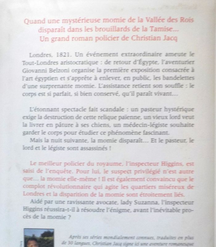 LE PROCES DE LA MOMIE de Christian JACQ Ed. de Noyelles - photo numéro 2