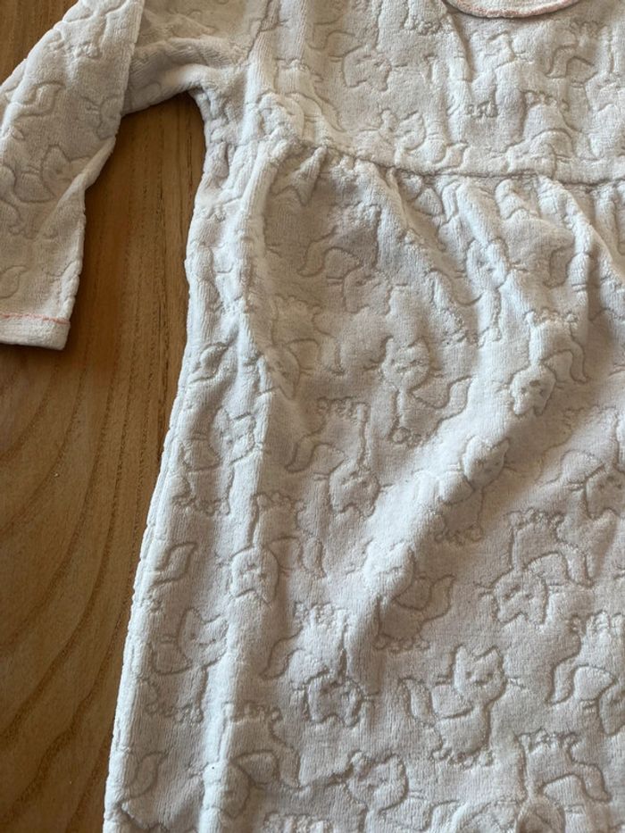 Pyjama une pièce blanc 12 mois - photo numéro 2
