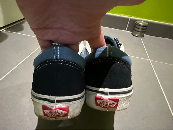 Vans bleu/bleu marine pointure 38 - photo numéro 4