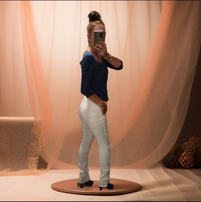 Pantalon blanc droit femme - photo numéro 3