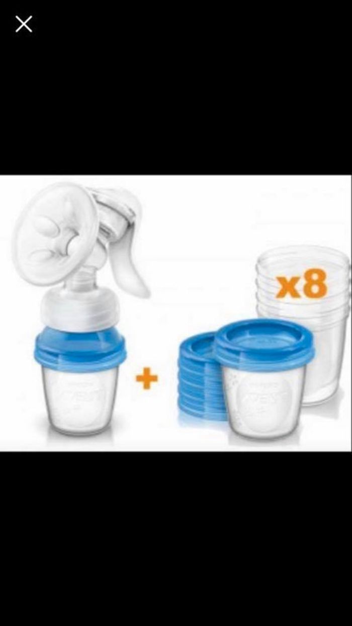 Lot stérilisateur + 5 pots congélations + tire-lait AVENT - photo numéro 2